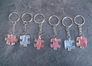 Orgonitová klíčenka puzzle (PP124)