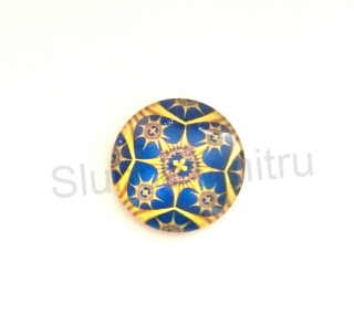 Kabošon kulatý - sklo 25 mm (AD28)