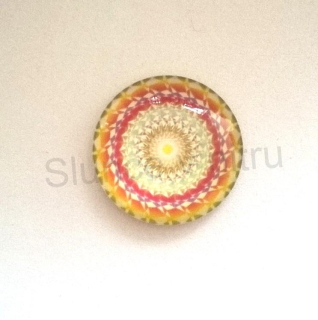 Kabošon kulatý - sklo 25 mm (AD33)