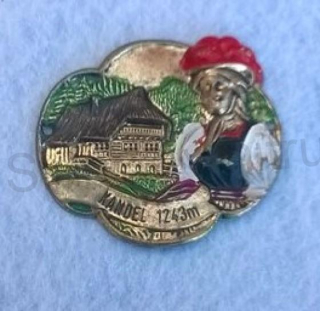 Turistický štítek na hůl - Kandel 1243 m (MB167)