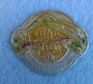 Turistický štítek na hůl - Obermaiselstein/Alllc. 860 m mitbolsterlangerhorn 1340 m (MB180)