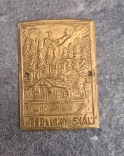 Turistický štítek na hůl - Teplický Skály (MB187)