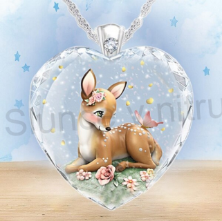 Náhrdelník s přívěškem srnečka (BD444)