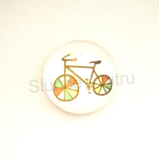 Kabošon kulatý - sklo 25 mm (AD43)