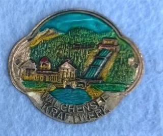 Turistický štítek na hůl - Walchensee Kraftwerk (MB204)