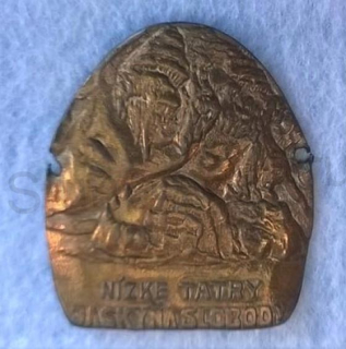 Turistický štítek na hůl - Nízké Tatry Jaskyňa Slobody (MB216)