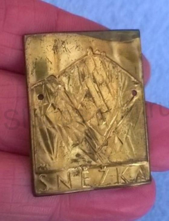 Turistický štítek na hůl - Sněžka (MB222)