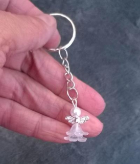 Přívěsek na klíče - andílek pro štěstí (H215)