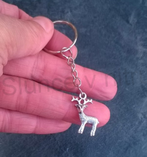 Přívěsek na klíče - jelínek (H210)