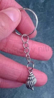 Přívěsek na klíče - mušle (D652)