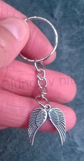 Přívěsek na klíče - Andělská křídla (D654)