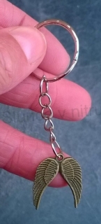 Přívěsek na klíče - Andělská křídla (D655)