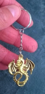 Přívěsek na klíče - Drak světlý (D664)