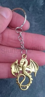 Přívěsek na klíče - Drak tmavší (D661)