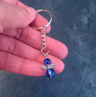 Přívěsek na klíče - andílek pro štěstí (H222)