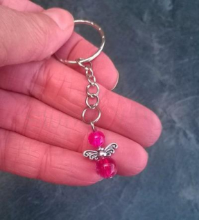 Přívěsek na klíče - andílek pro štěstí (H223)