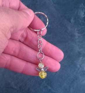 Přívěsek na klíče - andílek pro štěstí (H225)