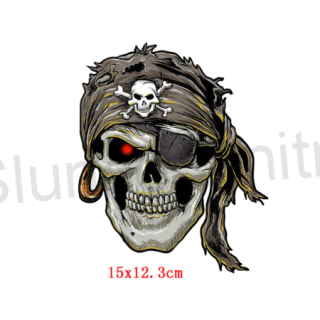 Moto nášivka Skull (C570)