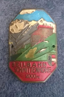 Turistický štítek na hůl - Seilbahn Schmitt (MB237)