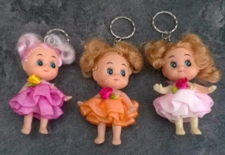 Přívěsek na klíče - panenka (H248)