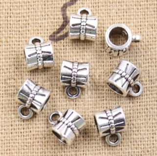 Slitinový korálek s očkem 10 x 7 x 7 mm (AA292)