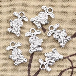 Přívěsek kralíček - 15 x 10 mm (AA293)