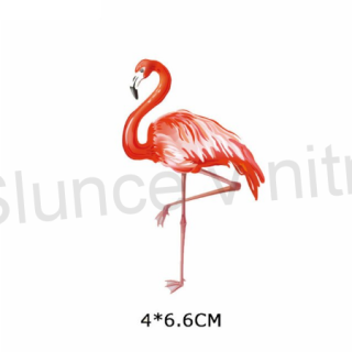 Samolepicí nažehlovací nášivka Plameňák (C592)