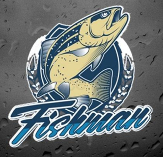 Samolepky na auto pro rybáře Fishman větší (E475)