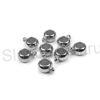 Plastový korálek s očkem pokoven s CCB 13,3 x 6,2 x 10 mm (AA298)