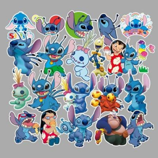  Lilo & Stitch samolepky mix 5 ks (E484)