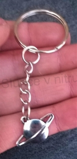 Přívěsek na klíče - planeta, planetka (H257)