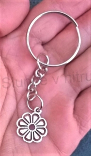 Přívěsek na klíče - kytička (H259)