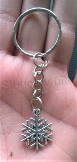 Přívěsek na klíče - vločka (H263)