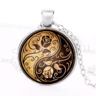 Náhrdelník s přívěškem Mandala (BD471)