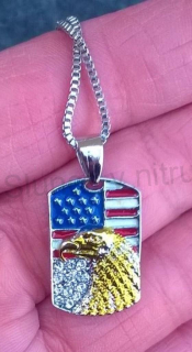 Náhrdelník s přívěškem orel (BD494)