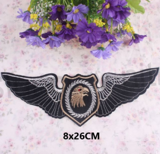 Moto nášivka Orel s křídli  (C606)