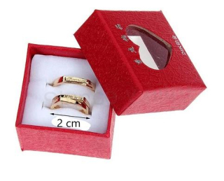 Nastavitelné snubní prsteny zlaté (BP371)