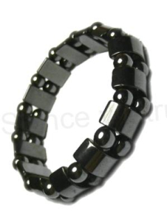 Magnetický náramek z hematitových korálků (BC3)