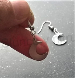 Visací náušnice měsíc (BB581)