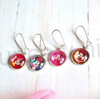 Drobné náušnice Micky mouse (BB584)