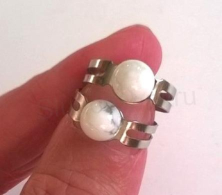 Nastavitelný minerální prsten magnezit (X723)