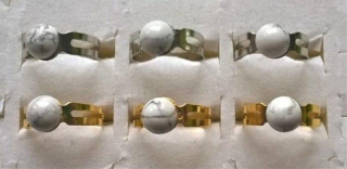 Nastavitelný minerální prsten magnezit (X723)