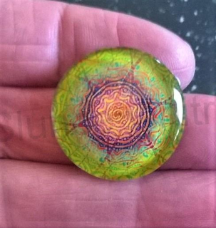 Kabošon kulatý - sklo 25 mm (AD143)