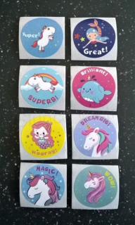 Samolepky, nálepky zvířátka 4 ks (E503)