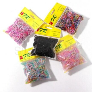 Barevné gumičky na náramek 1000 kusů více variant (H312)