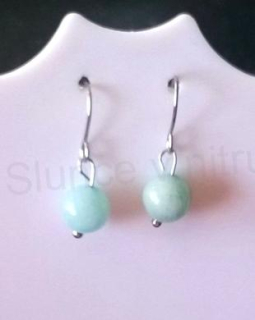 Minerální náušnice nefritové (X800)