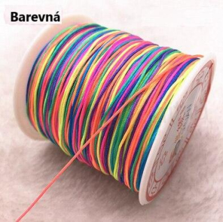 Nylonová šňůrka - barevná 0,8 mm (N138)