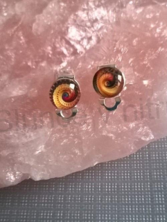 Náušnice klipsy Meditační (BB614)