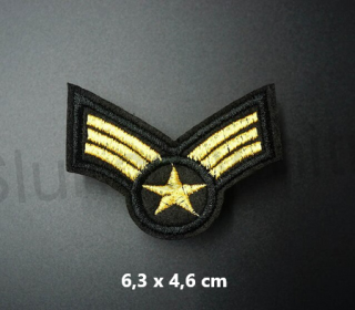 Samolepicí nažehlovací nášivky vojenské (C613)