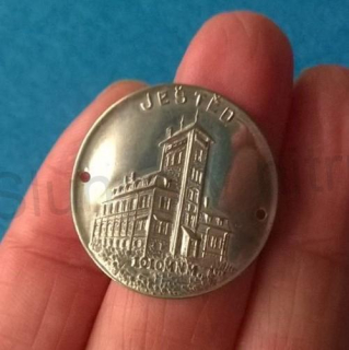 Turistický štítek na hůl - Ještěd 1010 M n M. Rarita (MB251)